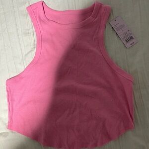 cropped racerback tank